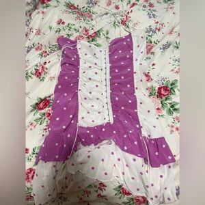 for love & lemons praline polka dot dress